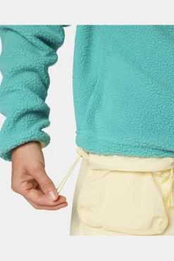 Sale Columbia Fleece Helvetia™ II Cropped Half Snap Petrol