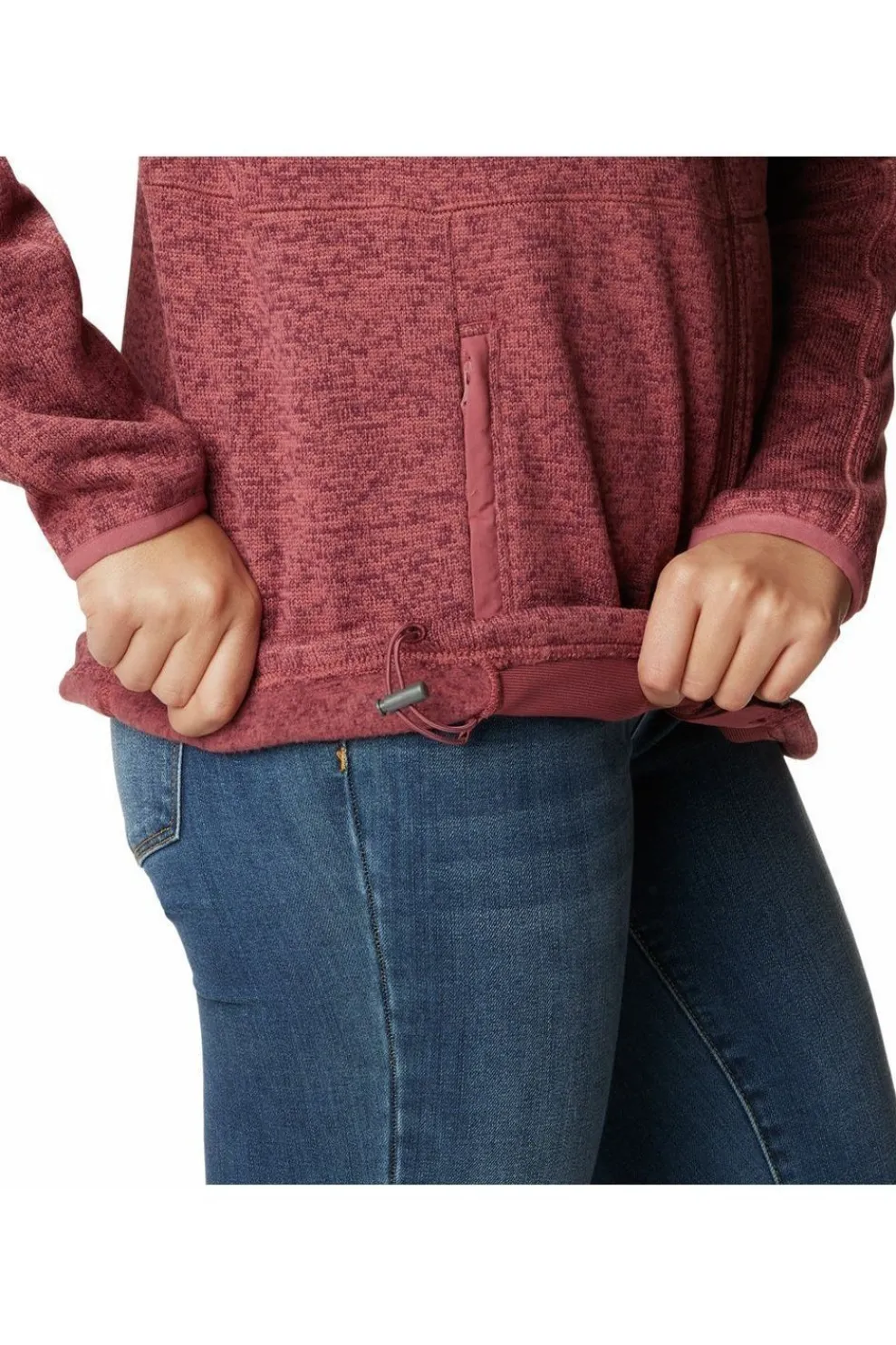 Best Columbia Fleece W Sweater Weather Full Zip Beetroot