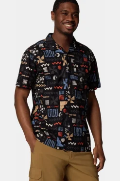 New Columbia Hemd Pine Canyon™ Short Sleeve Black/Assorted / Mixed