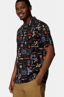 New Columbia Hemd Pine Canyon™ Short Sleeve Black/Assorted / Mixed