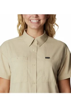 Clearance Columbia Hemd Silver Ridge Utility™ Ss Shirt Ancient Fossil