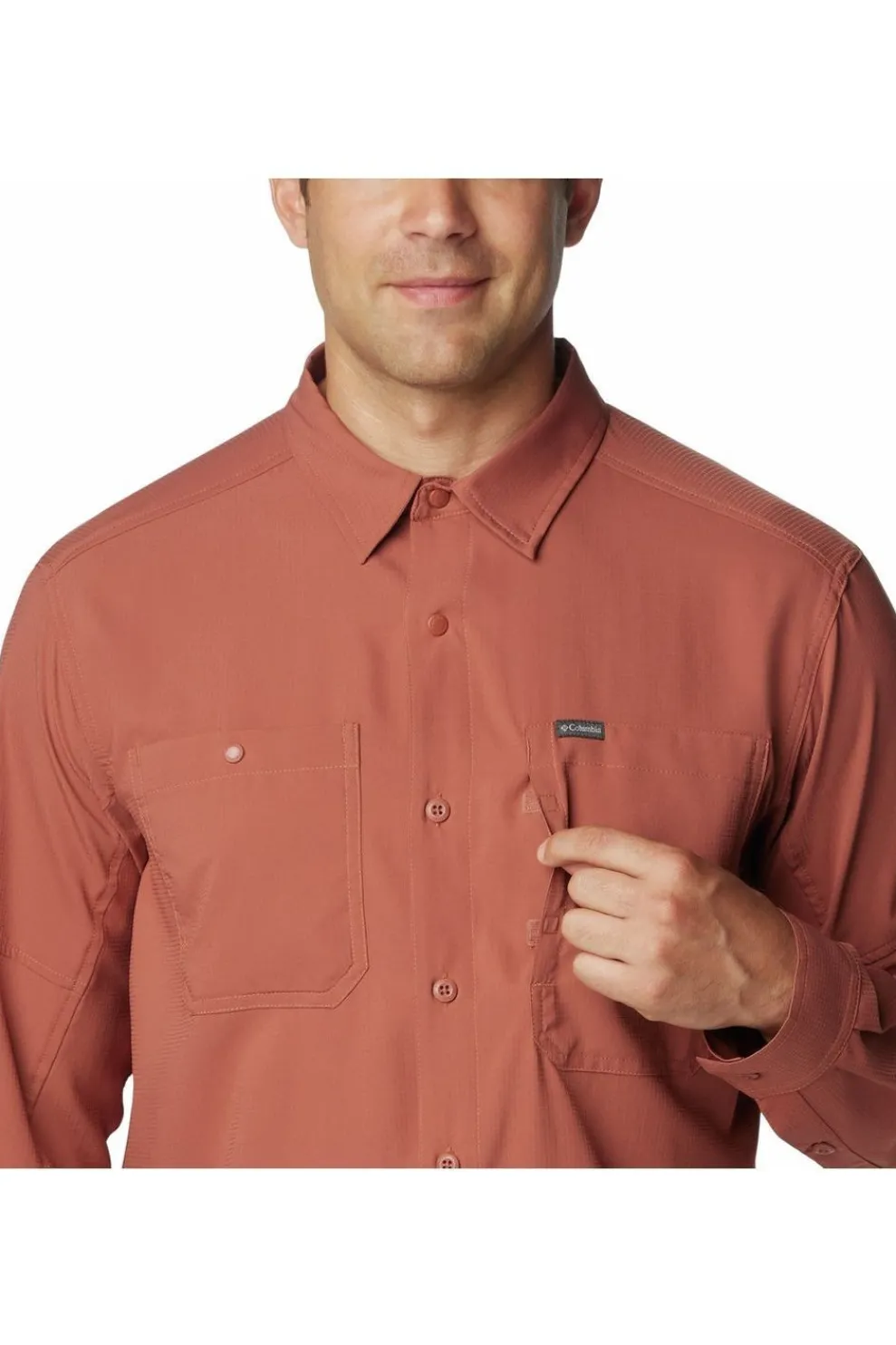 Sale Columbia Hemd Silver Ridge™ Utility Lite Long Sleeve Auburn