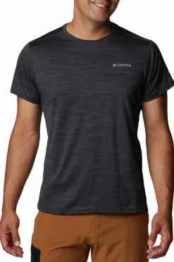 Online Columbia T-Shirt Alpine Chill™ Zero Short Sleeve Crew black heather