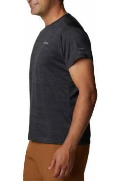Online Columbia T-Shirt Alpine Chill™ Zero Short Sleeve Crew black heather