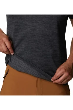 Online Columbia T-Shirt Alpine Chill™ Zero Short Sleeve Crew black heather