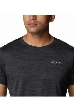 Online Columbia T-Shirt Alpine Chill™ Zero Short Sleeve Crew black heather