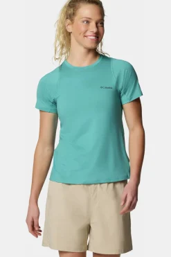 Sale Columbia T-Shirt Weekend Ascent™ Ss Teal