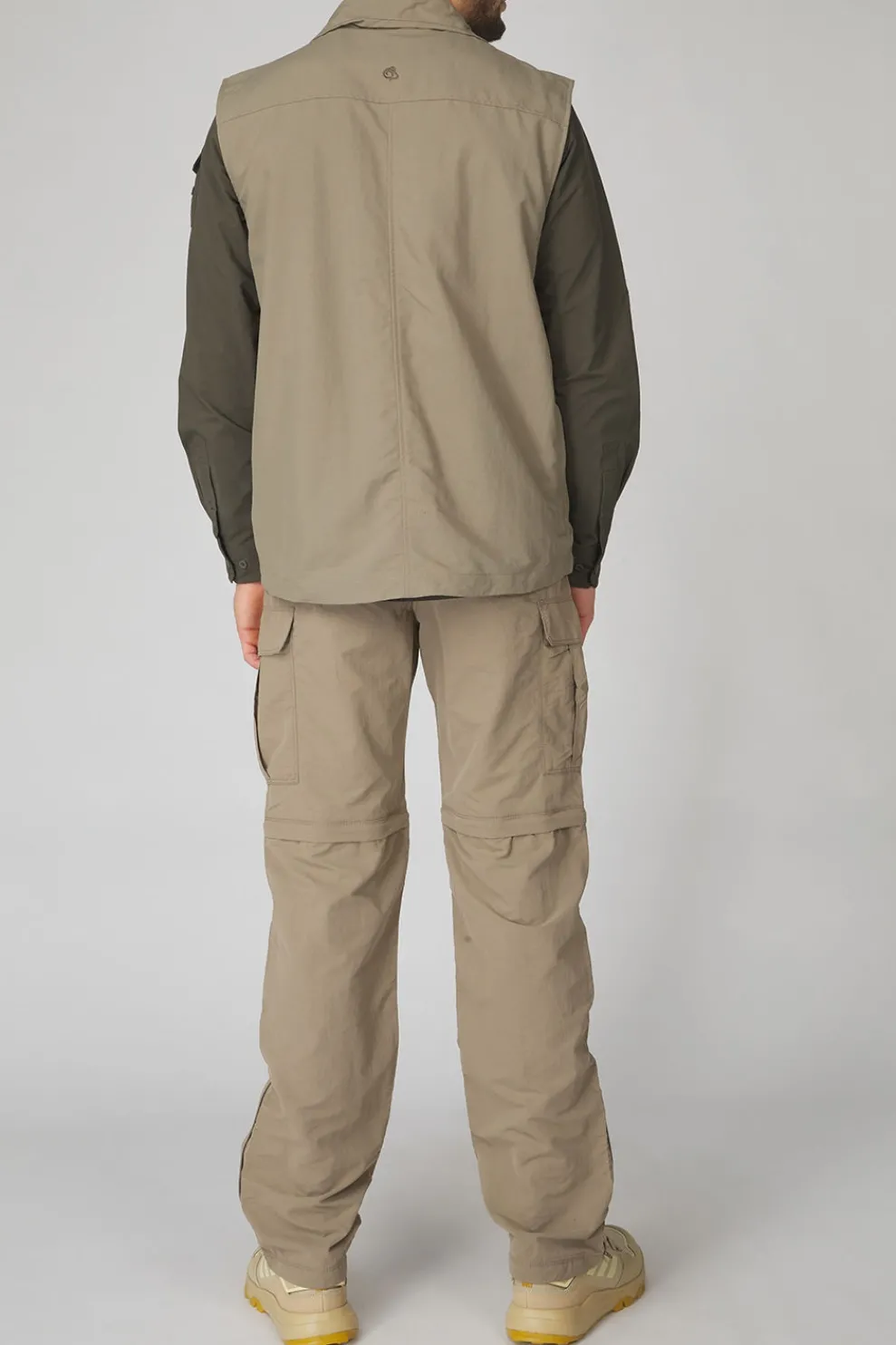 Sale Craghoppers Afritsbroek Nosilife Convertible Cargo Trouser III Pebble
