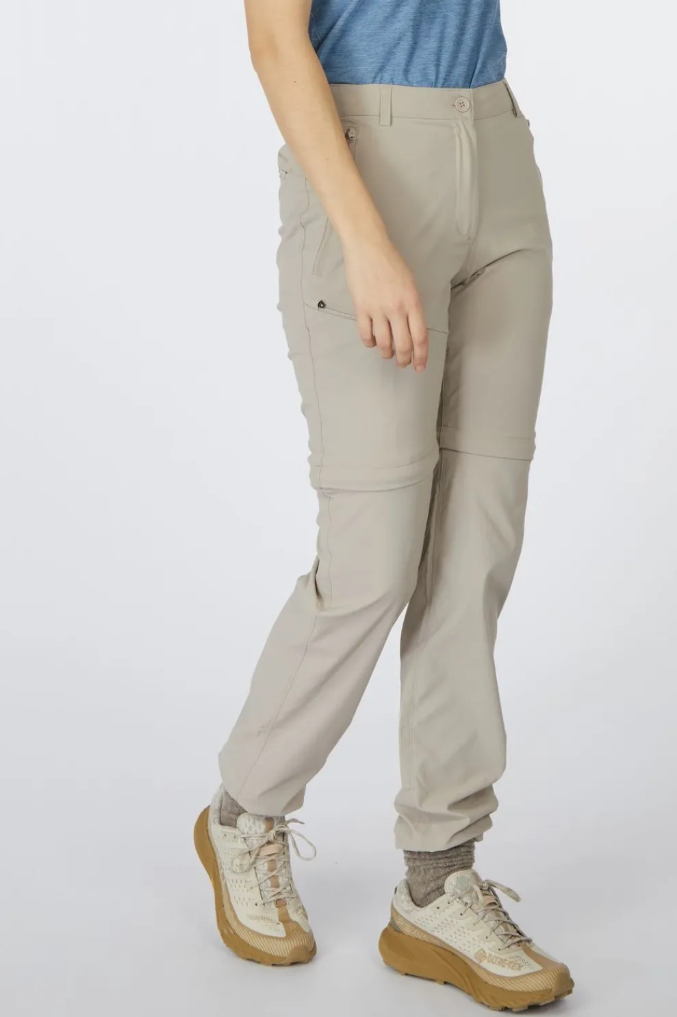 New Craghoppers Afritsbroek Nosilife Pro Convertible Trouser III Soft Mushroom