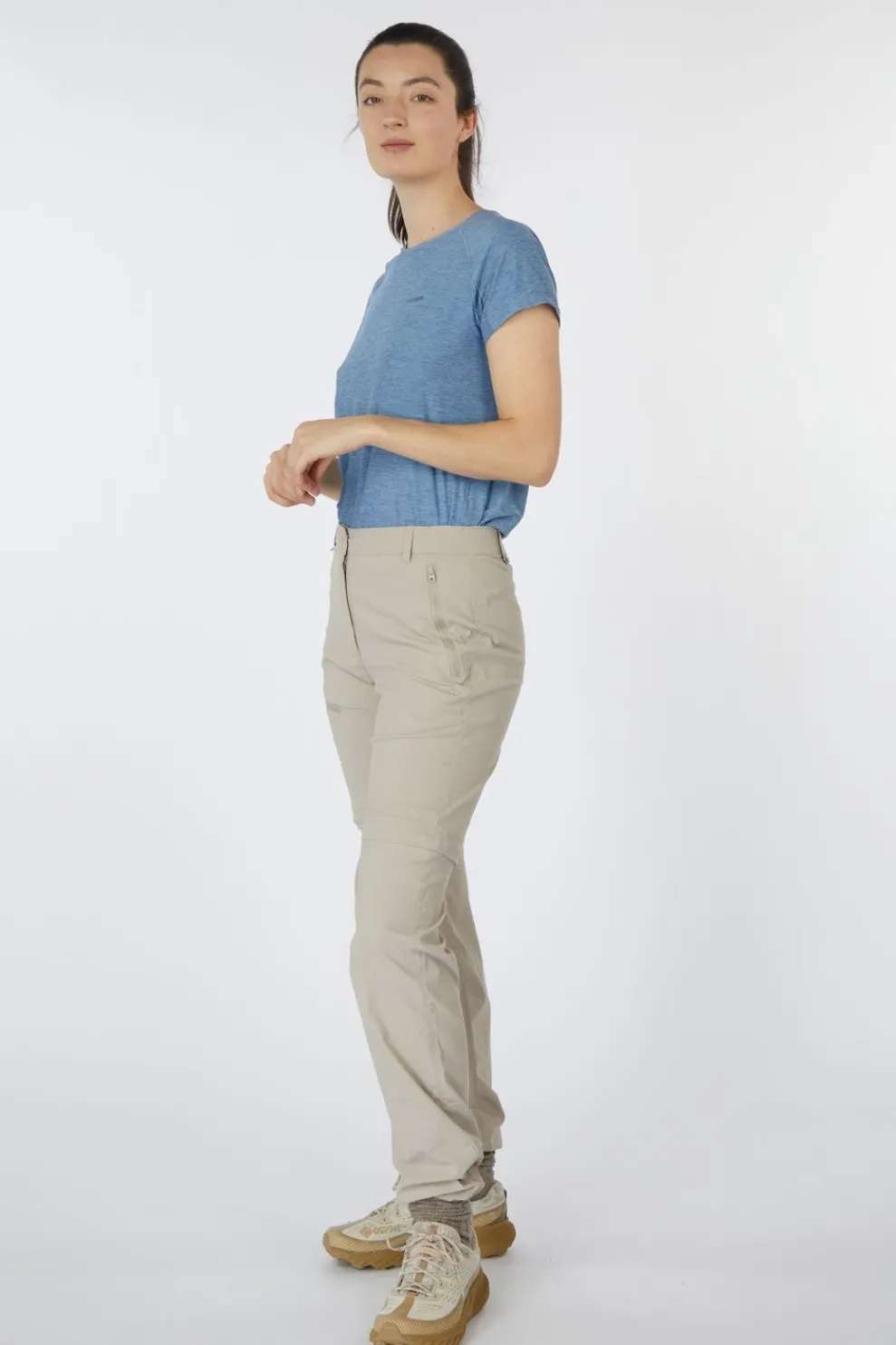 New Craghoppers Afritsbroek Nosilife Pro Convertible Trouser III Soft Mushroom