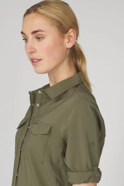 Fashion Craghoppers Hemd Nosilife Pro Long Sleeved Shirt V Wild Olive