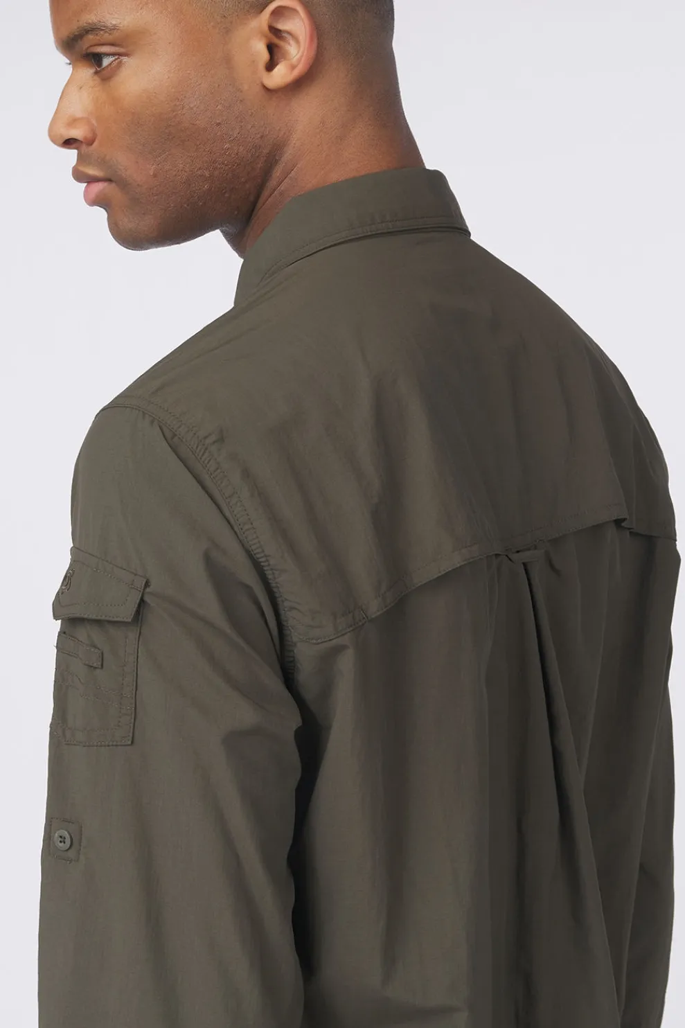 Outlet Craghoppers Hemd Nosilife Adventure Long Sleeved Shirt III Woodland Green