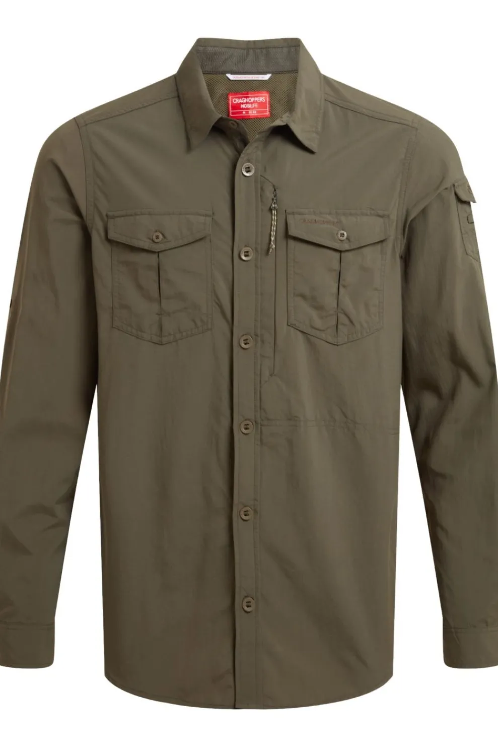 Outlet Craghoppers Hemd Nosilife Adventure Long Sleeved Shirt III Woodland Green