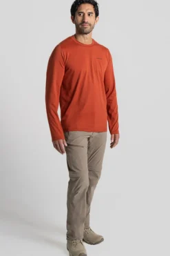 T-Shirt Nosilife Abel Long Sleeved T-Shirt-Craghoppers Clearance