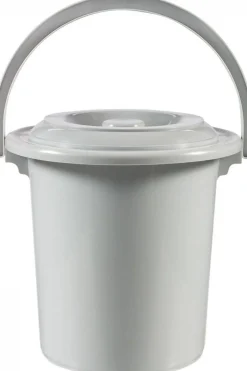 Toilet Acc Toiletemmer Met Deksel 10 Liter-Curver Clearance