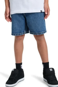 Sale DC Shoes Short Workerbaggy Denimshort Rsi Boy Stone Indigo