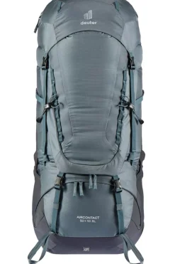 Online Deuter Verhuur - Rugzak Aircontact 50+10 Sl light grey/dark grey