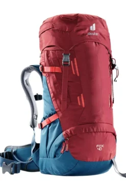 New Deuter Verhuur - Tourpack Fox 40 (+4L) mid red/mid blue
