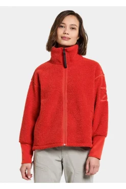 Online Didriksons 1913 Fleece Mella Fleece Jacket Pomme Red