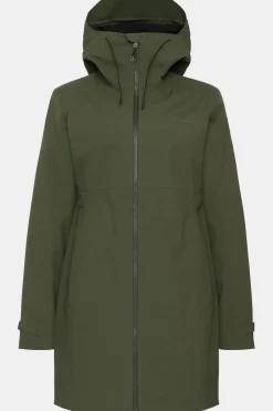 Online Didriksons 1913 Regenjas Bea Parka VI Deep Green