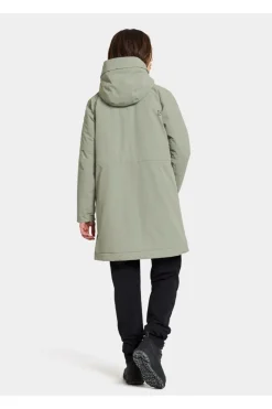 Sale Didriksons 1913 Regenjas Ella Parka 2 Wilted Leaf