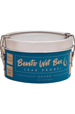 Clearance Ecolunchbox Voorraadpot Bento Wet Box Round silver