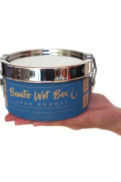 Clearance Ecolunchbox Voorraadpot Bento Wet Box Round silver
