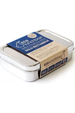 Online Ecolunchbox Voorraadpot Rectangle silver