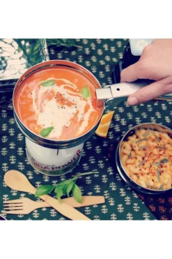 Sale Ecolunchbox Voorraadpot Tri Bento silver