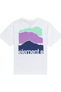 Clearance Element T-Shirt 3 Horizons Optic White
