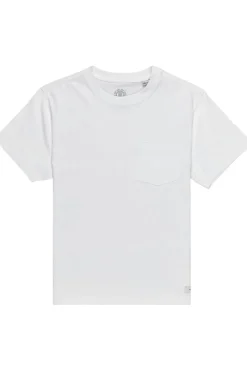 Online Element T-Shirt Basic Pocket Label Optic White