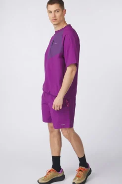 Clearance Elliker T-Shirt Kex Short Sleeve Tech T Shirt Purple