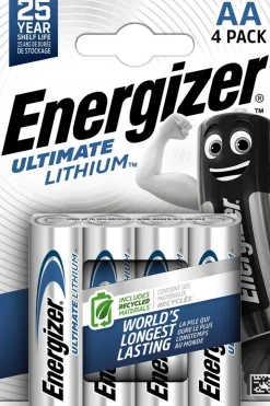 Batterij Lithium FR6 AA 4Pcs-Energizer Discount