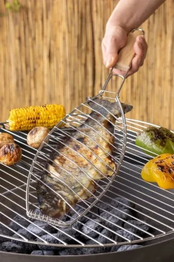 Tuin Accessoire Bbq Fish Holder-Esschert Clearance