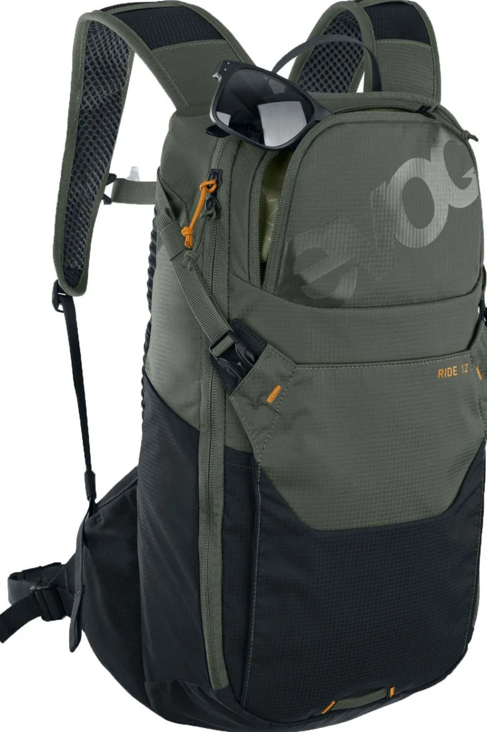 Clearance Evoc Fietsrugzak Ride 12L Dark Olive Black