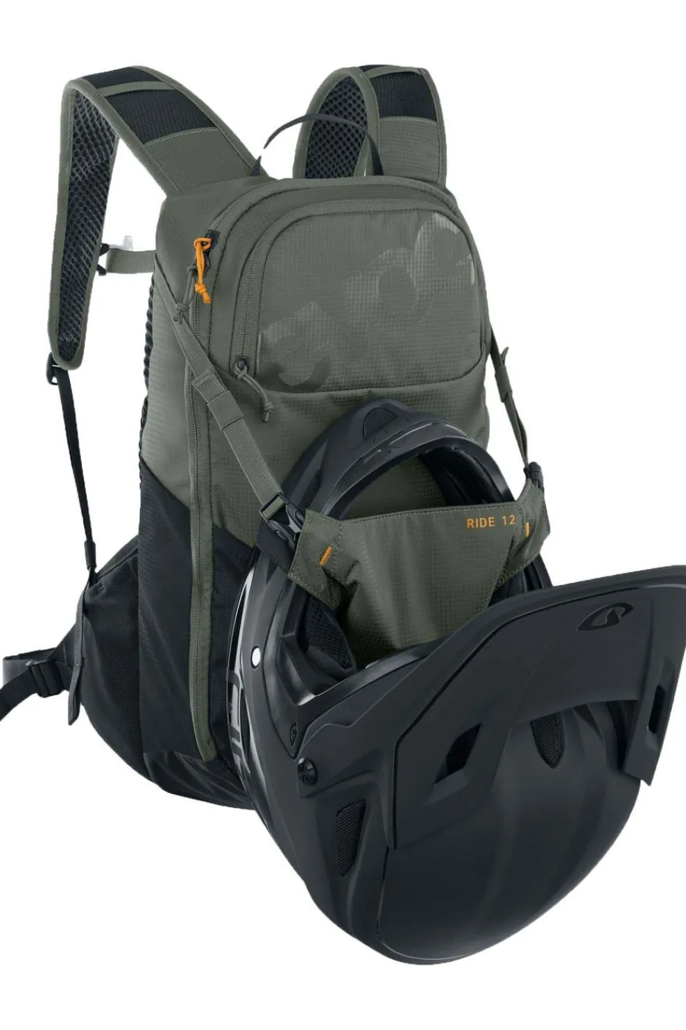 Clearance Evoc Fietsrugzak Ride 12L Dark Olive Black