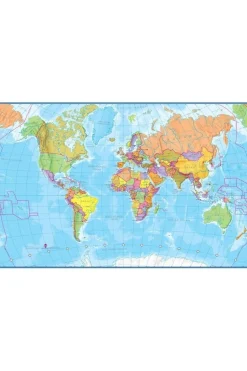 World puzzle Fridge magnets MI 100 pieces 23x33cm-EXTRAGOODS Outlet