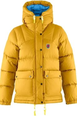 Best Fjällräven Donsjas Expedition Down Lite W Mustard Yellow-Un Blue