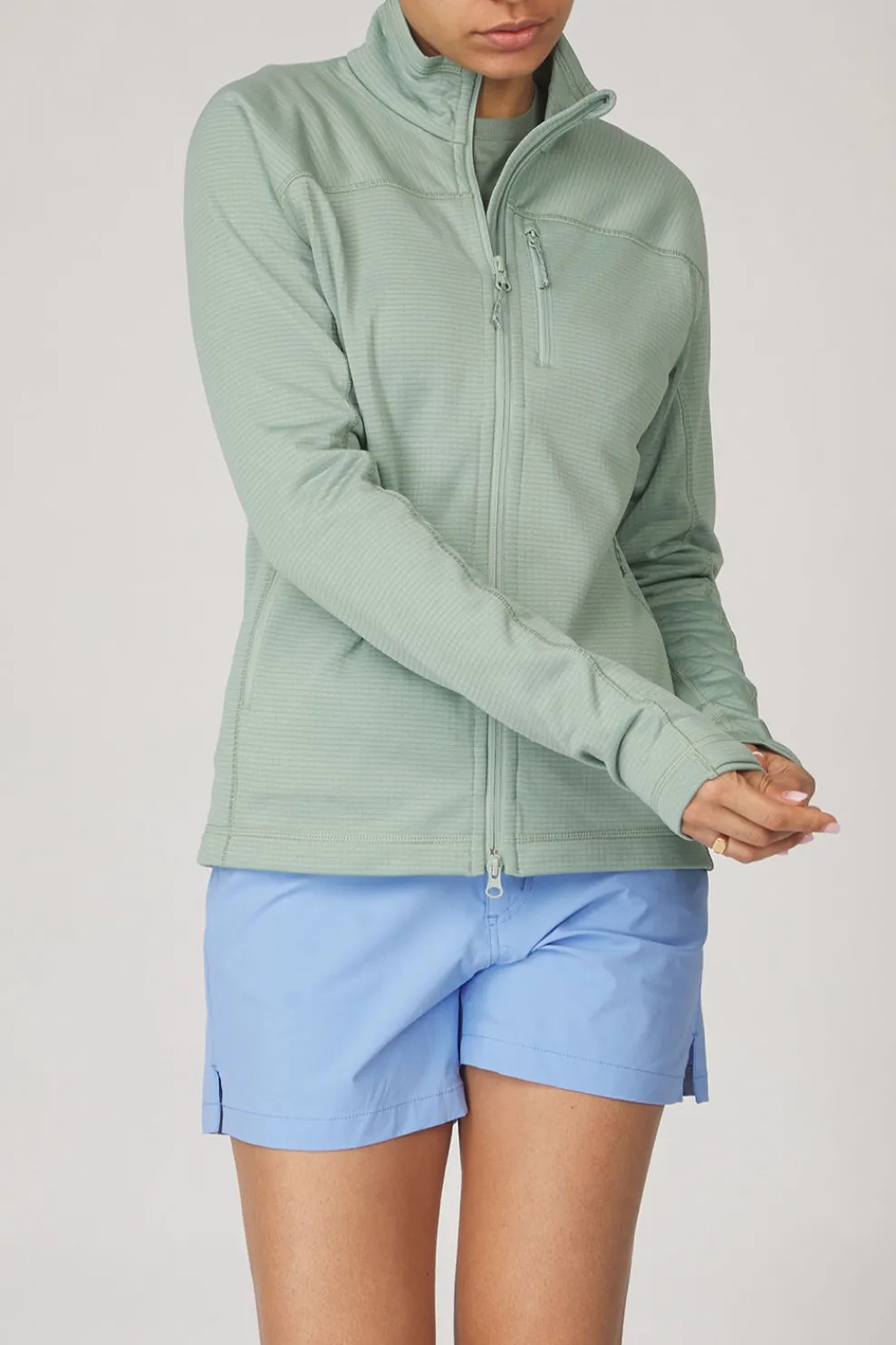 Online Fjällräven Fleece Abisko Lite Jacket W Misty Green