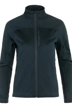 Outlet Fjällräven Fleece Abisko Lite Jacket W Dark Navy