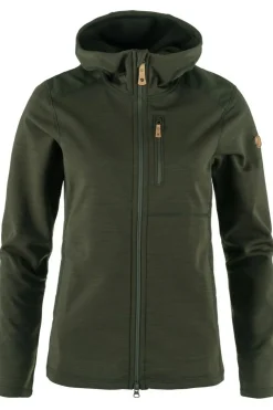Sale Fjällräven Fleece Keb Fleece Hoodie W Deep Forest