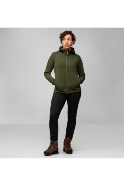 Sale Fjällräven Fleece Keb Fleece Hoodie W Deep Forest