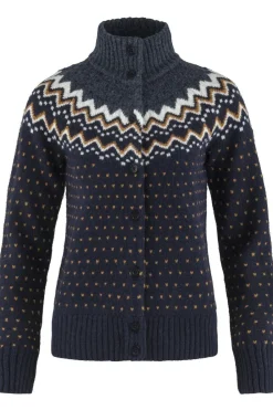 Fleece Övik Knit Cardigan W-Fjällräven Discount