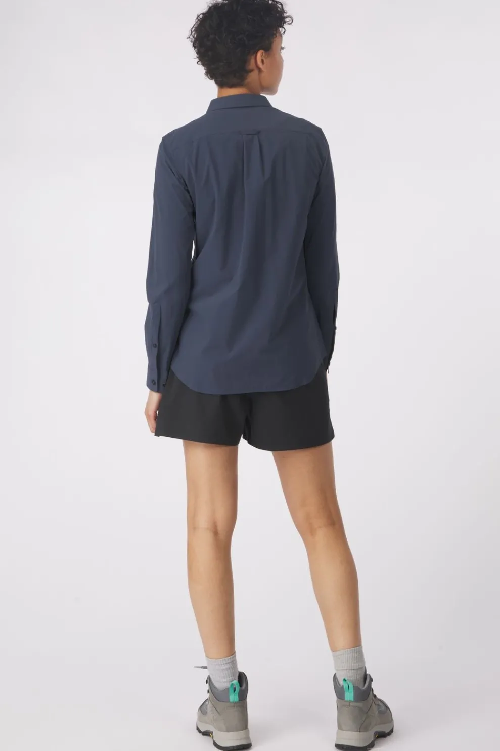 Clearance Fjällräven Hemd Övik Lite Shirt Ls W Navy Blue