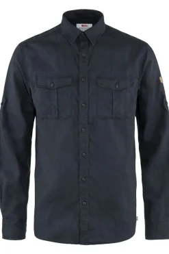 Online Fjällräven Hemd Övik Travel Shirt Ls M Dark Navy