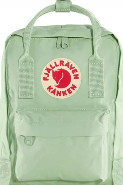 Outlet Fjällräven Kånken Mini 7L light green/red