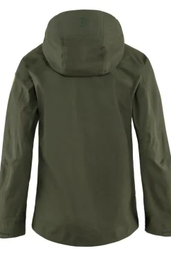 Fashion Fjällräven Regenjas Keb Eco-Shell W Deep Forest