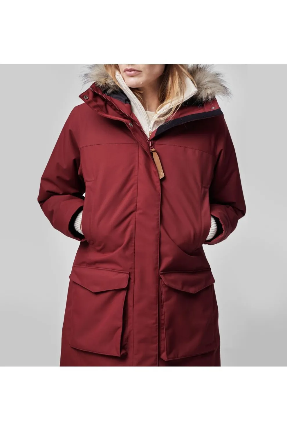 Regenjas Nuuk Lite Parka W-Fjällräven Hot