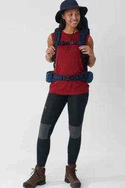 Best Fjällräven Top Abisko Wool Tank W Pomegranate Red