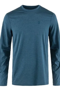 Online Fjällräven T-Shirt Abisko Day Hike Ls Tee Indigo Blue